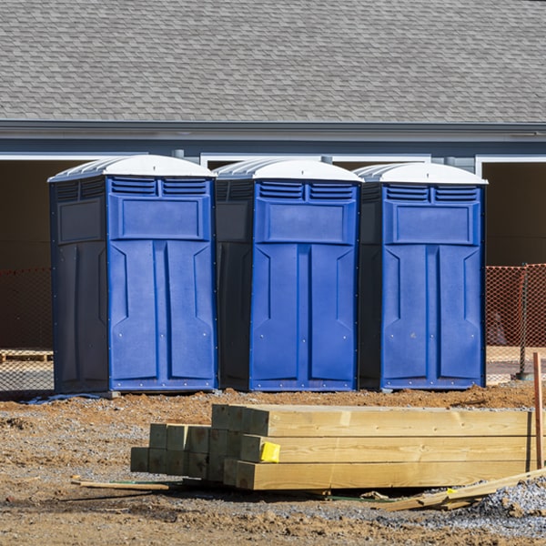 how can i report damages or issues with the portable toilets during my rental period in Greenfield Missouri